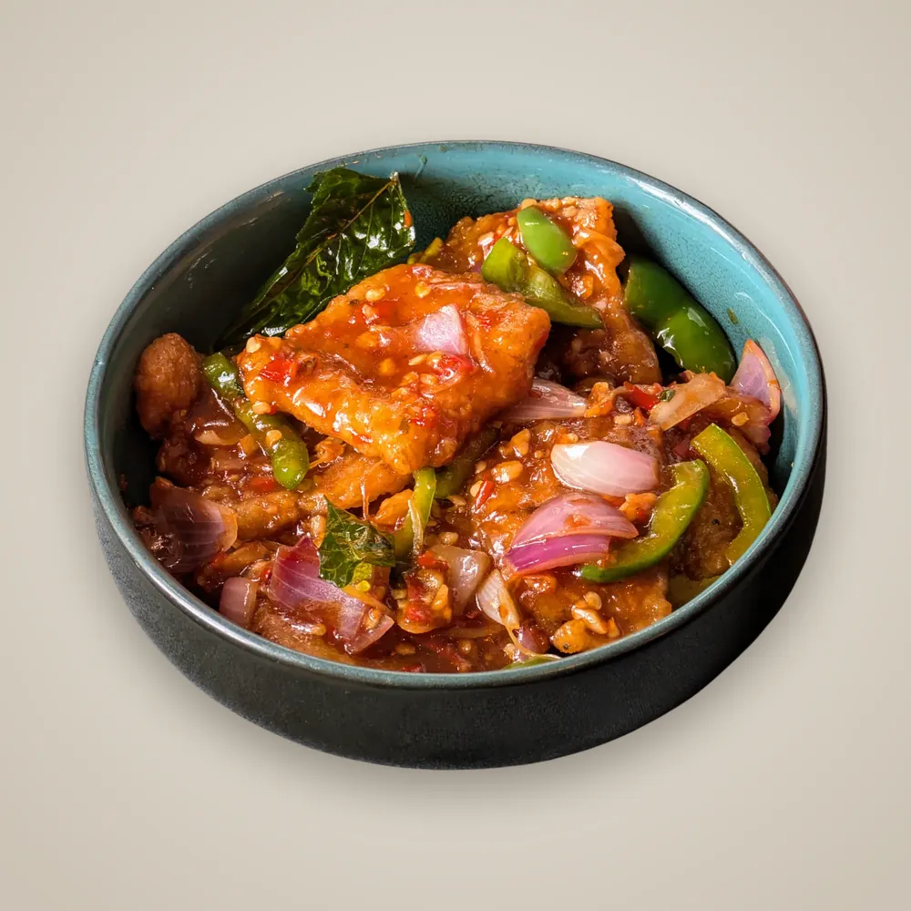 Oriental Fish in Hot Sauce
